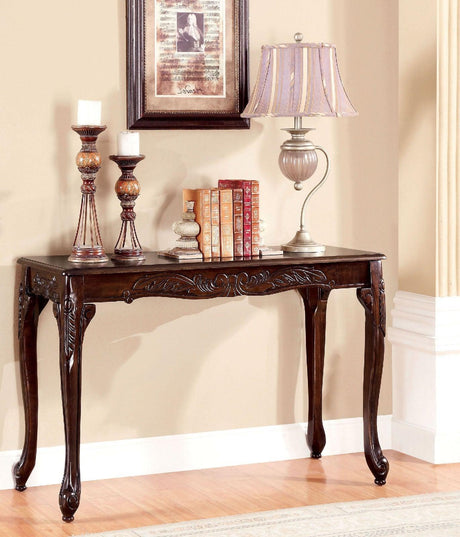 Cheshire Dark Cherry Sofa Table by Furniture of America at Eve Furniture
