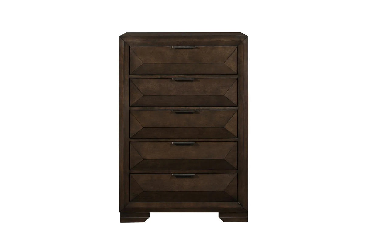 Chesky Warm Espresso Chest by Homelegance at Eve Furniture