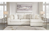 Chessington Ivory 2-Piece Sectional with Chaise by Ashley at Eve Furniture