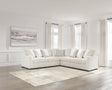 Chessington Ivory 3-Piece Sectional by Ashley at Eve Furniture