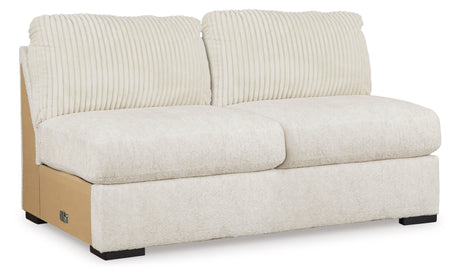 Chessington Ivory 4-Piece Left Arm Facing (LAF) Chaise Sectional by Ashley at Eve Furniture