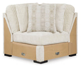 Chessington Ivory 4-Piece Left Arm Facing (LAF) Chaise Sectional by Ashley at Eve Furniture