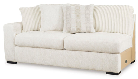 Chessington Ivory 4-Piece Right Arm Facing (RAF) Chaise Sectional by Ashley at Eve Furniture