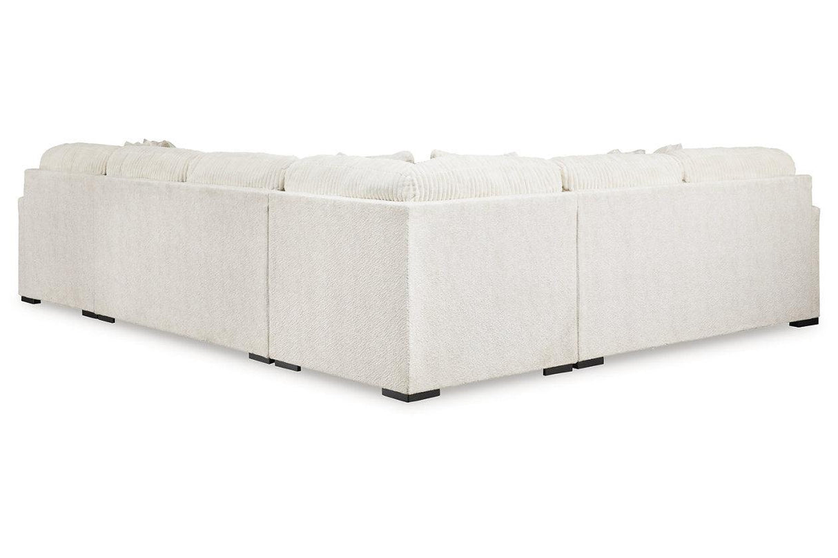Chessington Ivory 4-Piece Sectional with Chaise by Ashley at Eve Furniture