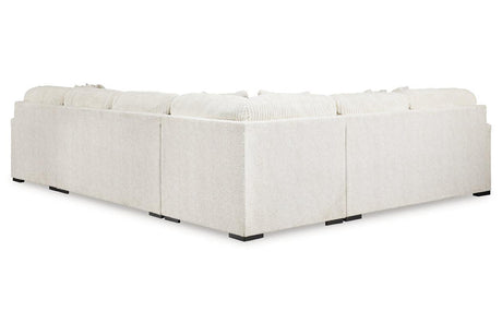 Chessington Ivory 4-Piece Sectional with Chaise by Ashley at Eve Furniture