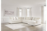 Chessington Ivory 4-Piece Sectional with Chaise by Ashley at Eve Furniture
