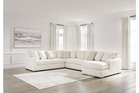 Chessington Ivory 4-Piece Sectional with Chaise by Ashley at Eve Furniture