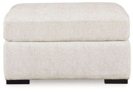 Chessington Ivory Oversized Accent Ottoman by Ashley at Eve Furniture