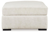 Chessington Ivory Oversized Accent Ottoman by Ashley at Eve Furniture
