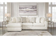 Chessington Ivory 2-Piece Left Arm Facing (LAF) Chaise Sectional by Ashley at Eve Furniture
