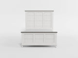 Chesterton Antique White/Dark Brown California King Bed by Homelegance at Eve Furniture