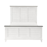 Chesterton Antique White/Dark Brown California King Bed by Homelegance at Eve Furniture