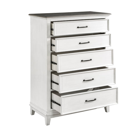 Chesterton Two-tone Panel Bedroom Set by Homelegance at Eve Furniture