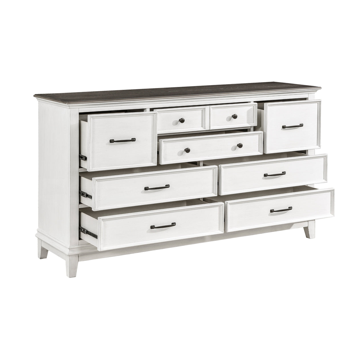 Chesterton Two-tone Panel Bedroom Set by Homelegance at Eve Furniture
