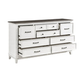 Chesterton Two-tone Panel Bedroom Set by Homelegance at Eve Furniture