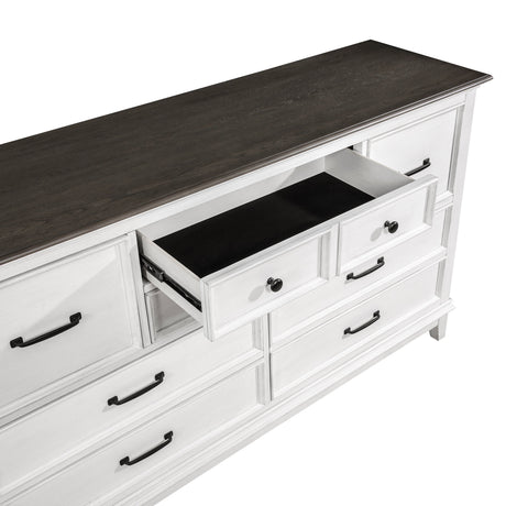 Chesterton Two-tone Panel Bedroom Set by Homelegance at Eve Furniture