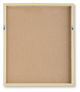 Chettings Beige/Gray/Blush Wall Art (Set of 4) by Ashley at Eve Furniture