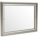 Chevanna Platinum Bedroom Mirror (Mirror Only) by Ashley at Eve Furniture