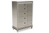 Chevanna Platinum Chest of Drawers by Ashley at Eve Furniture
