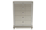 Chevanna Platinum Chest of Drawers by Ashley at Eve Furniture