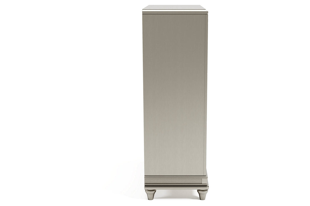 Chevanna Platinum Chest of Drawers by Ashley at Eve Furniture