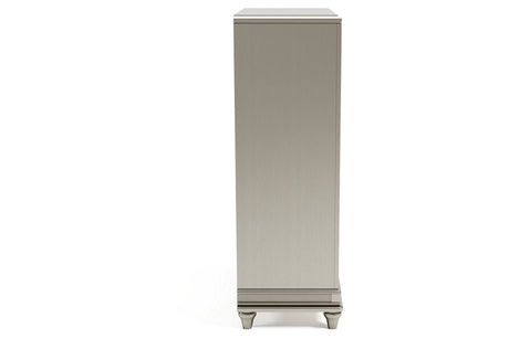 Chevanna Platinum Chest of Drawers by Ashley at Eve Furniture