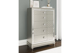 Chevanna Platinum Chest of Drawers by Ashley at Eve Furniture