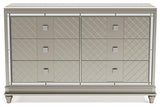 Chevanna Platinum Dresser by Ashley at Eve Furniture