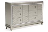 Chevanna Platinum Dresser by Ashley at Eve Furniture