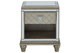 Chevanna Platinum End Table by Ashley at Eve Furniture