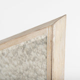 Cheveronna Light Brown Wood Frame Mirror by Mercana at Eve Furniture