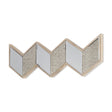 Cheveronna Light Brown Wood Frame Mirror by Mercana at Eve Furniture