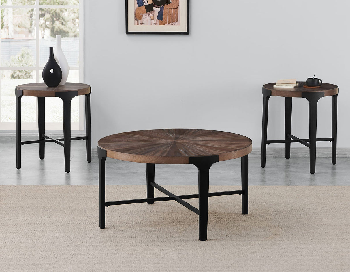 Chevron 3-Piece Table Set