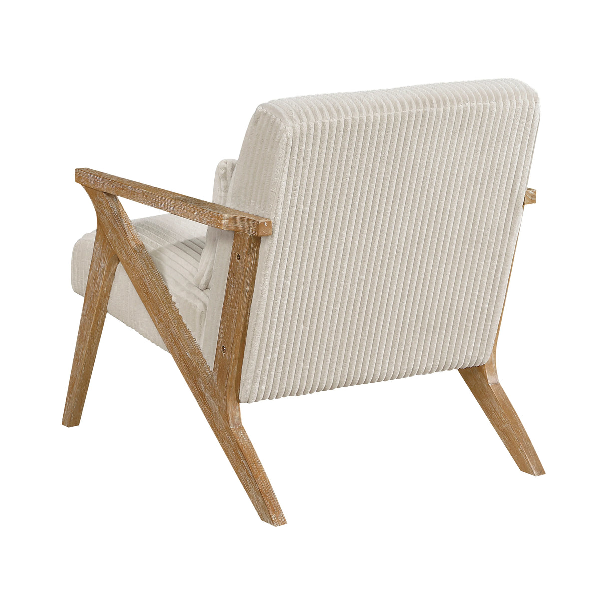 Chevron Beige Accent Chair by Homelegance at Eve Furniture