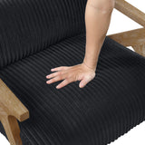 Chevron Black Accent Chair by Homelegance at Eve Furniture