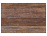 Chevron Cinnamon 22-inch Round End Table by Steve Silver at Eve Furniture