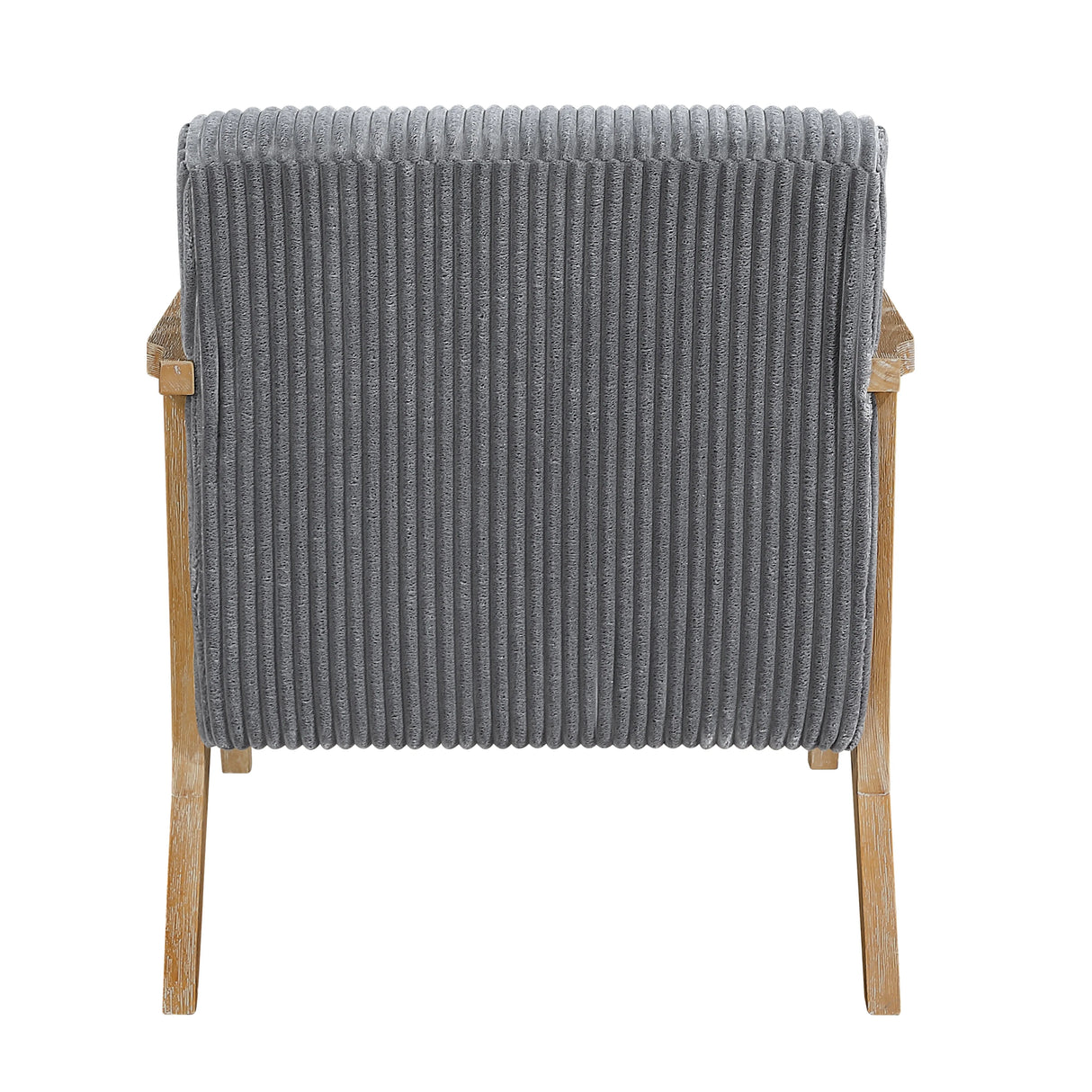 Chevron Gray Accent Chair by Homelegance at Eve Furniture