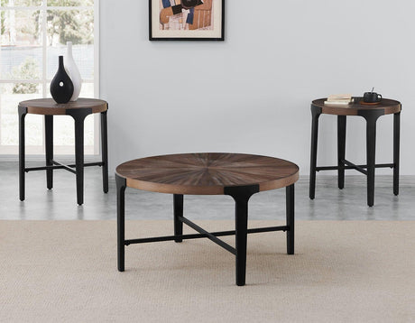Chevron 3-Piece Table Set by Steve Silver at Eve Furniture