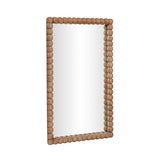 Cheyanne 29"X44" Carved Solid Wood Rectangular Wall Mirror by TOV Furniture at Eve Furniture