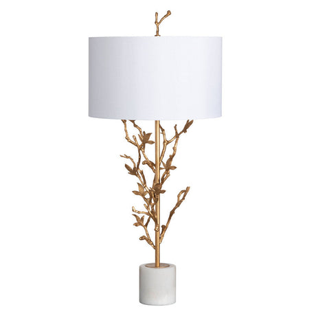 Chianti Gold/White Table Lamp by Crestview at Eve Furniture