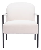 Chicago Ivory Accent Chair by Zuomod at Eve Furniture