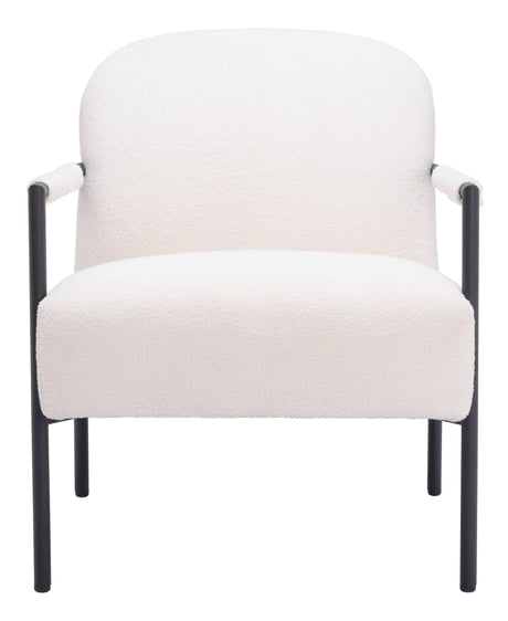 Chicago Ivory Accent Chair by Zuomod at Eve Furniture