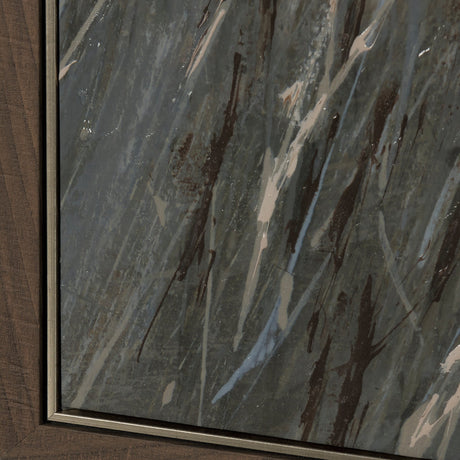 Chilly Breeze I by Mercana Studio a Hand Embellished Textured Framed Canvas by Mercana at Eve Furniture