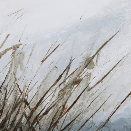 Chilly Breeze I by Mercana Studio a Hand Embellished Textured Framed Canvas by Mercana at Eve Furniture