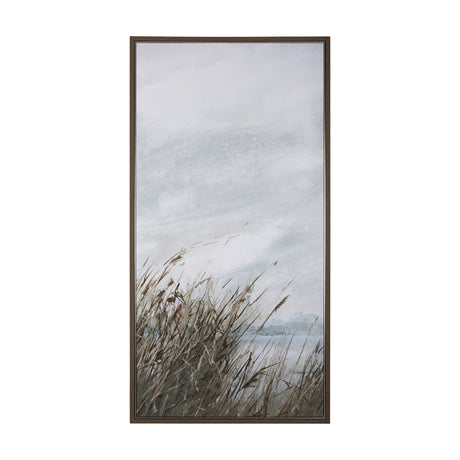 Chilly Breeze I by Mercana Studio a Hand Embellished Textured Framed Canvas by Mercana at Eve Furniture