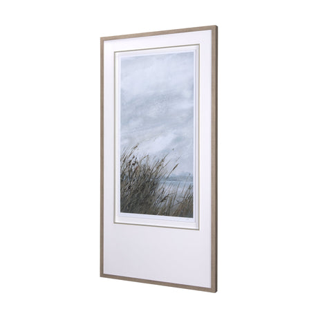 Chilly Breeze I by Natali a Hand Embelished Textured Framed Art Print Matted under Glass by Mercana at Eve Furniture