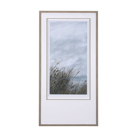 Chilly Breeze I by Natali a Hand Embelished Textured Framed Art Print Matted under Glass by Mercana at Eve Furniture