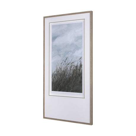 Chilly Breeze II by Natali a Hand Embelished Textured Framed Art Print Matted under Glass by Mercana at Eve Furniture
