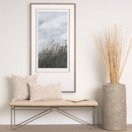 Chilly Breeze II by Natali a Hand Embelished Textured Framed Art Print Matted under Glass by Mercana at Eve Furniture