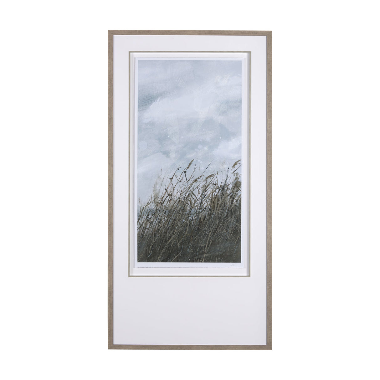 Chilly Breeze II by Natali a Hand Embelished Textured Framed Art Print Matted under Glass by Mercana at Eve Furniture